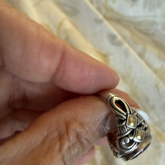 Robert Manse Sterling Silver 925 18k Amethyst Ring Size 6 - Picture 11 of 16